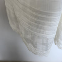 YUHAN WANG LACE TRIMMED WALIKING SKIRT