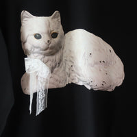 YUHAN WANG WHITE PERSIAN CAT PRINT