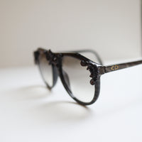 ANIGIG MOLDING GLASSES DARK BROWN×GRAY