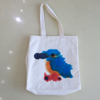 WILD ANIMALS MEMORY TOTEBAG KINGFISHER