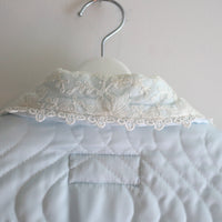 ANIGIG PUDDING COAT SHORT LACE×LIGTHBLUE