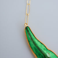 SOFIO GONGLI YELLOW TOURMALINE NECKLACE
