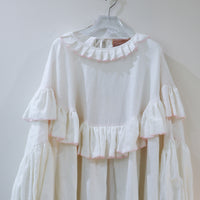 ANIGIG FLORIS DRESS WHITE