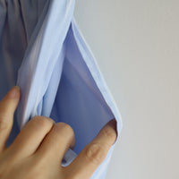 YUHAN WANG LACE TRIMMED STRIPE SHORTS