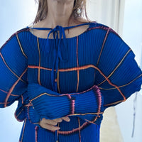 JULIA HEUER MASHA HANDPLEATED DRESS IN HARALD