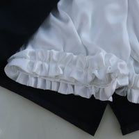 TRANSE PARIS UPCYCLED DENIM SKIRT