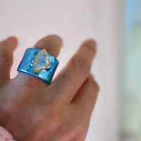 IMAGO RING AQUA MARINE