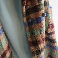 FRANZIUS TOWEL COAT LIGTH GREEN CHECK