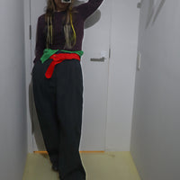 MERYLL ROGGE CREWNECK DOUBLE SWEATER