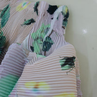 JULIA HEUER KENZA HAND PLEATED SKIRT IN EDWARD PINK