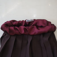 MIKIOSAKEBE SHRINK PLEATS MINI SKIRT