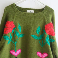 SOFIO GONGLI PULLOVER KNIT KHAKI