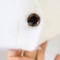 PILLINGS WHITE CARDIGAN