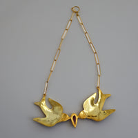 SOFIO GONGLI MORGANITE NECKLACE