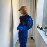 JULIA HEUER MASHA HANDPLEATED DRESS IN HARALD