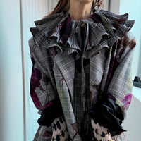 JULIA HEUER ARNOLD JACKET IN ROSALIND BORDEAUX