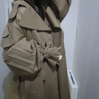 ANREALAGE HOMME PANEL PATCHWORK TRENCH COAT
