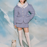 YUHAN WANG CHECK PUFFER JACKET