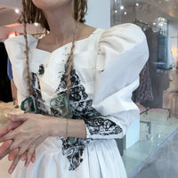 HANA YAGI PUFF SLEEVE DRESS A