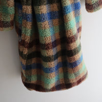 FRANZIUS TOWEL COAT LIGTH GREEN CHECK
