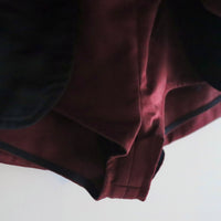 MERYLL ROGGE MINI WORKWEAR SKIRT BURGUNDY