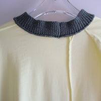 MERYLL ROGGE DRAPED T-SHIRT DRESS WITH SHIRT SLEEVE