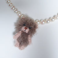 MINITURE FLUFFY BEAR “WHITE”