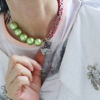 CHOPOVA LOWENA PATCHWORK CHARM NECKLACE