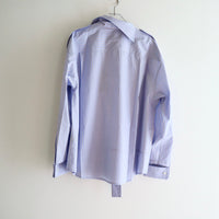MERYLL ROGGE DECONSTRUCTED SHIRT PALE BLUE