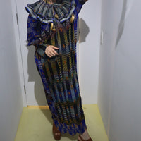 JULIA HEUER SUE HANDPLEATED KAFTAN IN DARK HELGE