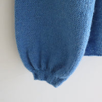 SOFIO GONGLI PULLOVER KNIT BLUE