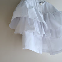 MERYLL ROGGE RUFFLE TIERED TOP