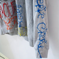 VAVA DUDU EMBROIDERY HOODIE GRAY