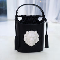 ANDRESGALLARDO BOMBONERA LION BAG