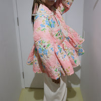 ANIGIG PUDDING COAT SHORT PINK