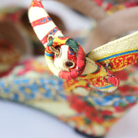 DOLCE&GABBANA FLOWER SHOES SIZE37.5