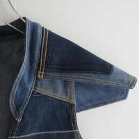 TRANSE PARIS UPCYCLED DENIM VEST