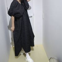 ANIGIG LILY DRESS JACQUARD BLACK