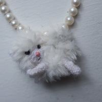 MINITURE FLUFFY BEAR “WHITE”