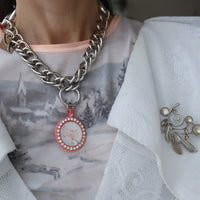 CHOPOVA LOWENA LOVE MY PIG NECKLACE