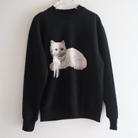 YUHAN WANG WHITE PERSIAN CAT PRINT