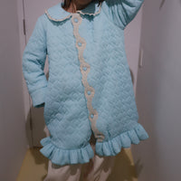ANIGIG PUDDING COAT LONG LIGHT BLUE