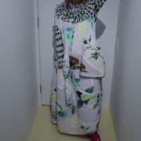 JULIA HEUER MAYA HANDPLEATED DRESS IN EDWARD