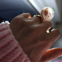 IMAGO RING GARDEN QUARTZ・EMERALD