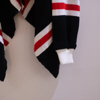 ADAM JONES ONE SLEEVE SCARF JUMPER