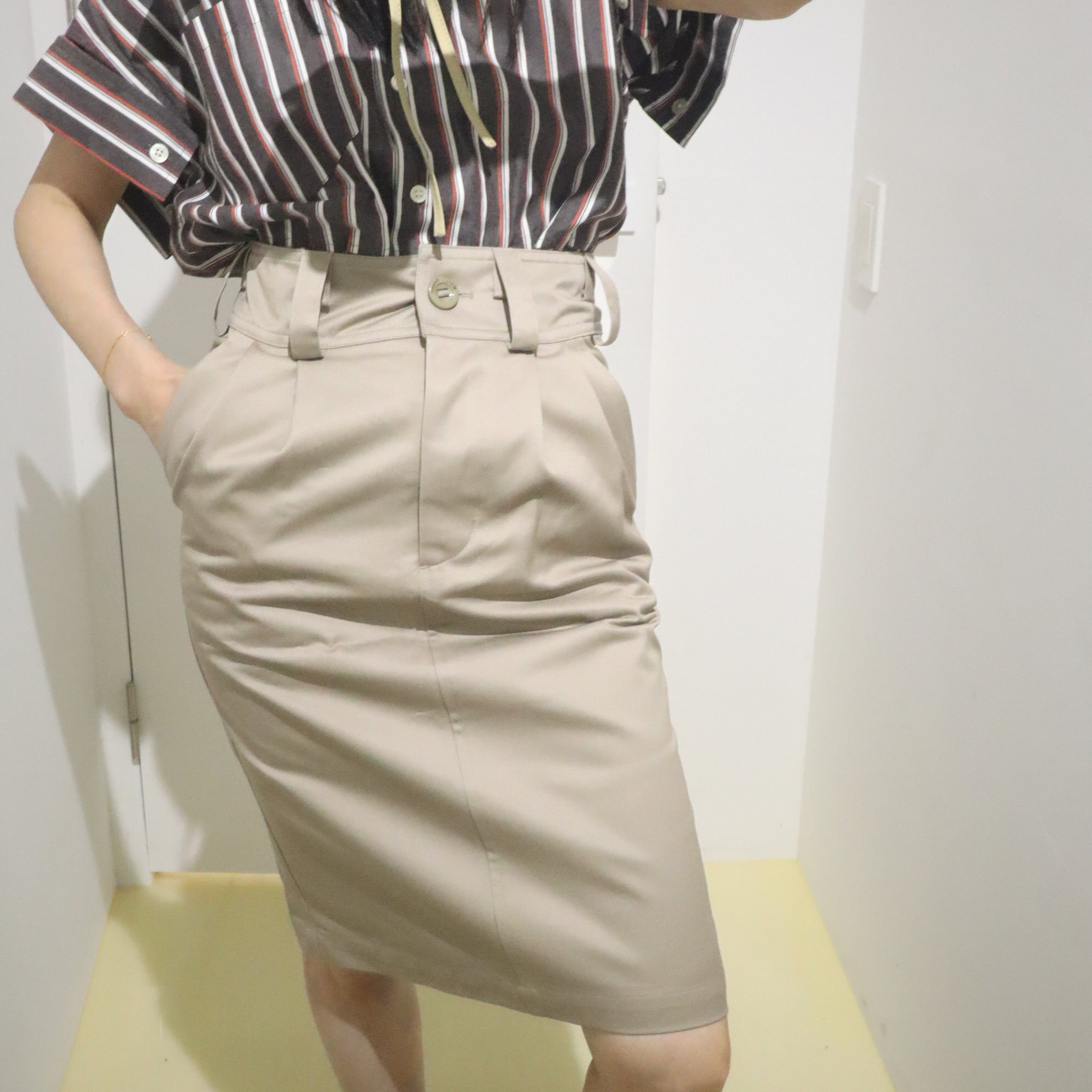 MERYLL ROGGE CHINO PENCIL SKIRT – GIGINA