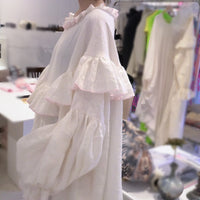 ANIGIG FLORIS DRESS WHITE