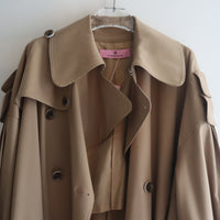 ANREALAGE HOMME PANEL PATCHWORK TRENCH COAT