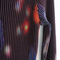 JULIA HEUER RU PLEATED KNIT PULLOVER IN EDWARD