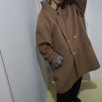 ANIGIG FINEST MATERIALS COAT “E“ BROWN